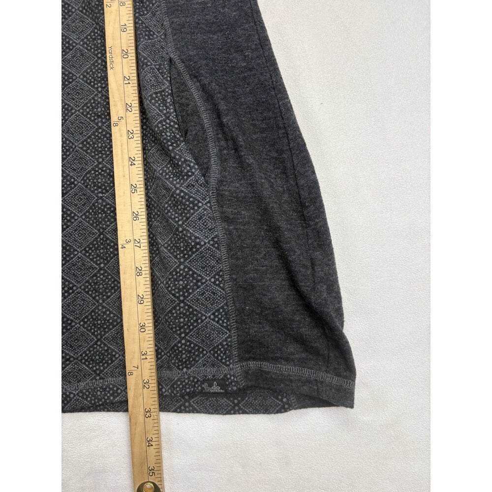 Prana Women's Diamond-Panel Tunic Hoodie Cowl Neck XL - Picture 9 of 9